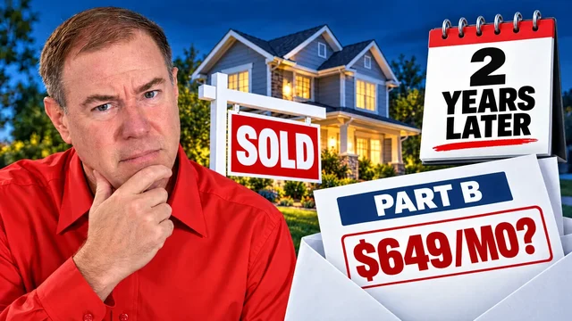 Chris Duncan explains how a home sale can affect Medicare Part B premiums, using a conditional 2026 example.