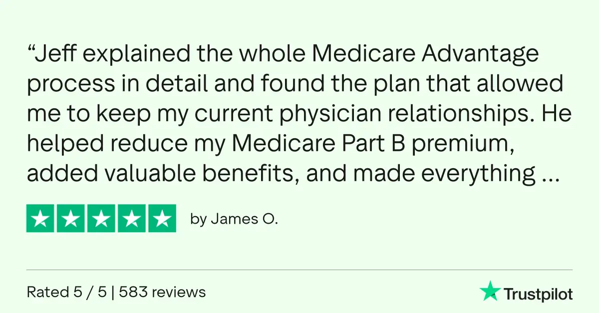 Five-star Trustpilot review from James O.
