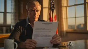 A veteran reads a letter about his 2027 COLA and Medicare Part B premium