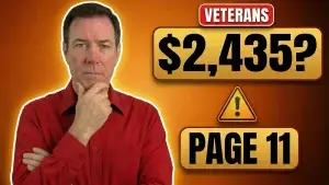 Chris Duncan explains Page 11 of the Medicare handbook to a concerned veteran